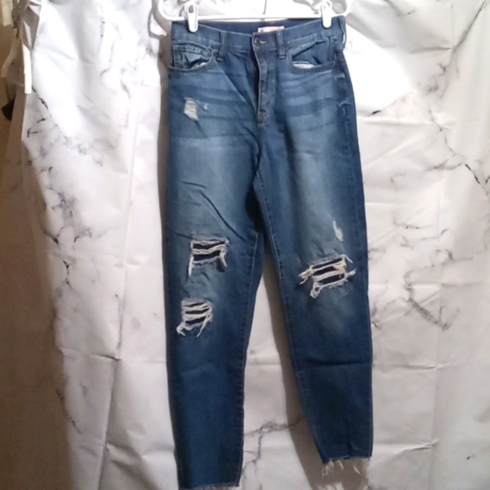 SO high rise vintage stretch Mom Jeans 7 ❤️🩹❤️🩹❤️🩹❤️🩹